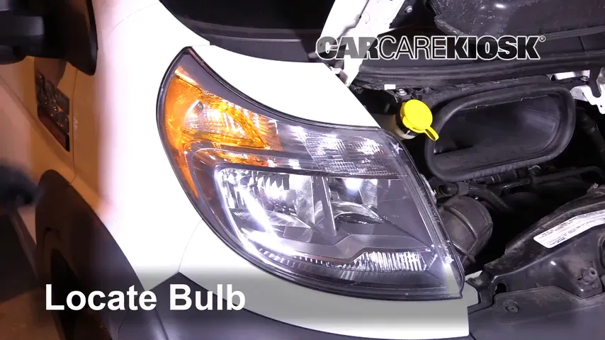 2016 Ram ProMaster 1500 3.6L V6 FlexFuel Lights Headlight (replace bulb)